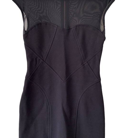 BEBE KARDASHIANS BLACK BODY-CON MINI DRESS - Picture 10 of 16